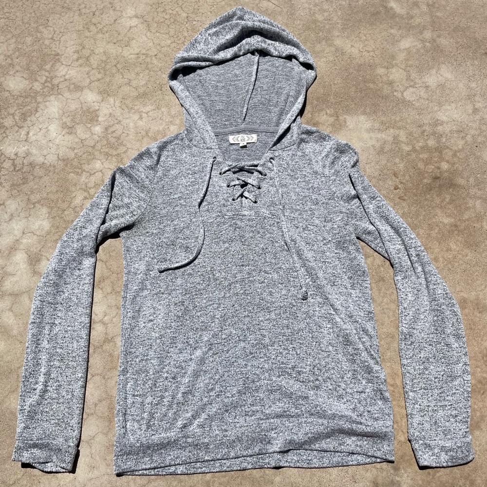 Pink Rose heather hoodie